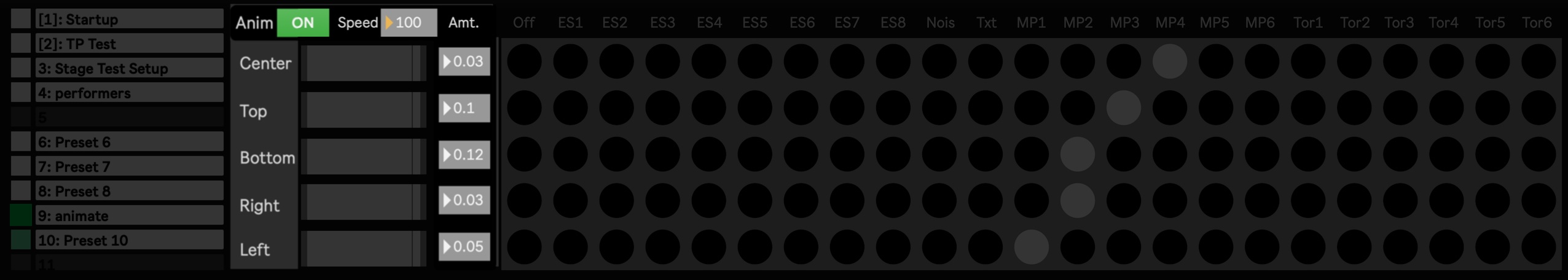 Blackbox animation from window